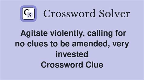 Amended crossword clue .